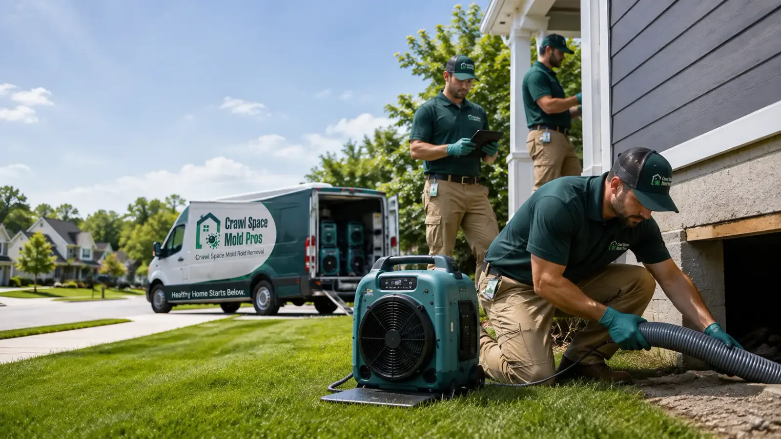 Crawl Space Mold Removal in Loveville, MD